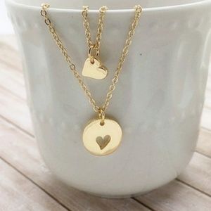 💟 Hollow Heart 💟 Necklace 💕